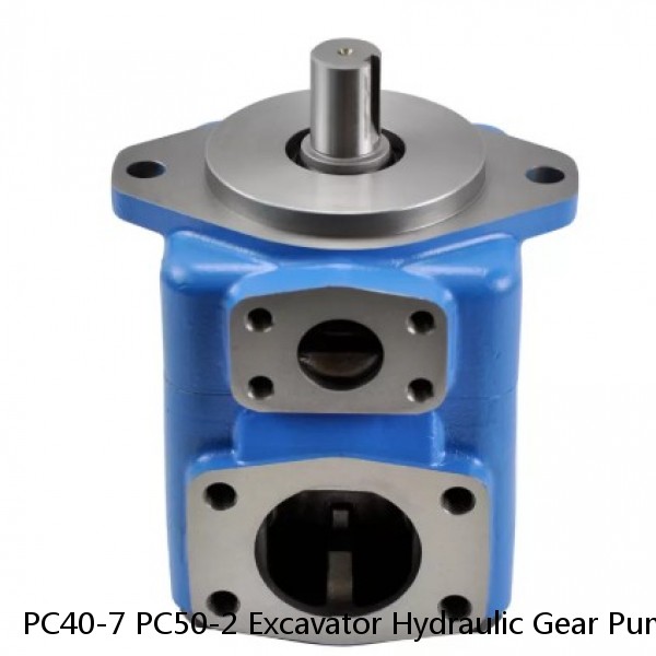 PC40-7 PC50-2 Excavator Hydraulic Gear Pump 705-41-08090